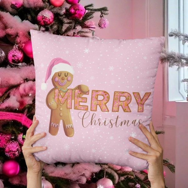 Christmas Throw Pillow Covers Merry Christmas Winter Decor - Temu