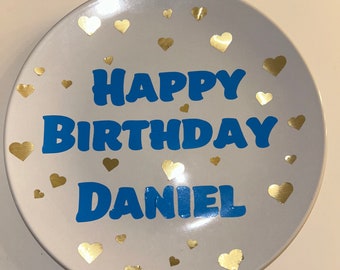 Personalised Birthday Plate