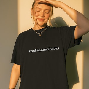 Read Banned Books Shirt, I&#39;m With The Banned, Gift under 30, Freedom to Read, Save Libraries, Fund Public Schools, Librarian Gift Idea