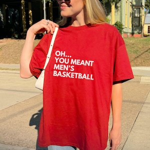 Women&#39;s Basketball Shirt Professional Women&#39;s Sports Shirt Bold Text Design Funny Feminist Shirt Sport Lovers Gift Bball Coach Gift Idea