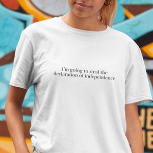 Camiseta del Tesoro Nacional, Camiseta de la Declaración de Independencia, Camiseta con meme de cultura pop, Camiseta de película cómoda, Camiseta histórica divertida, Camiseta con cita de película