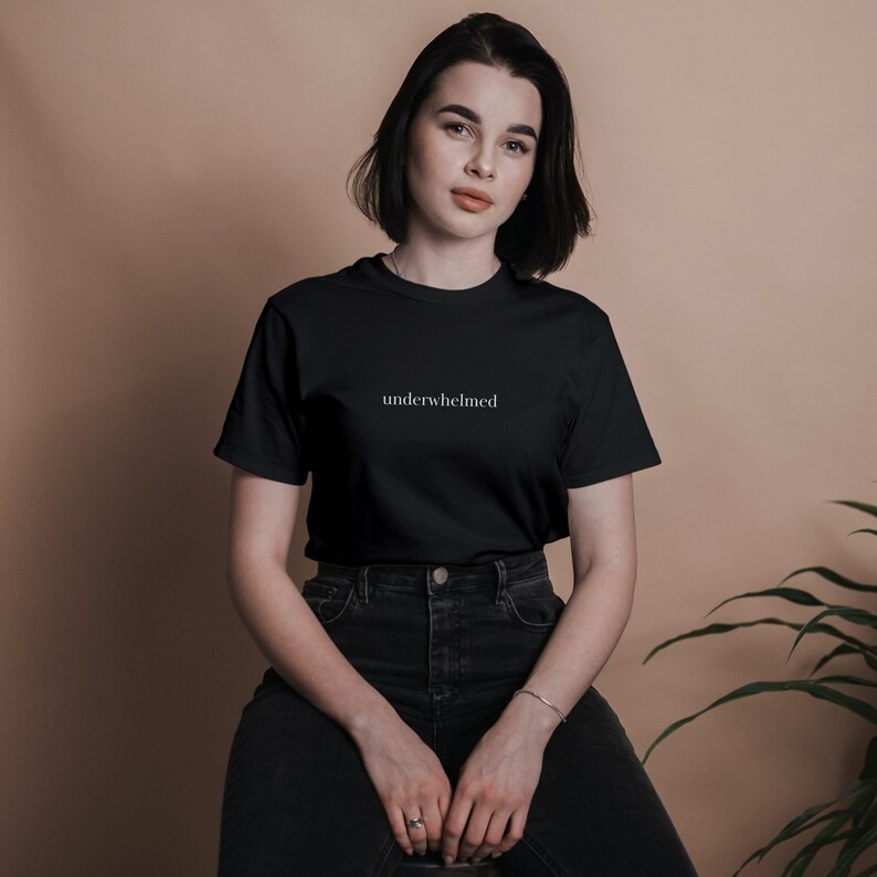 Clean Aesthetic Tshirt Minimalist Humor Design Casual Everyday Essential Witty Phrase Style Street Fashion Look Premium Cotton Quality Comfortable Fit Modern Wardrobe Piece Versatile Outfit Option Trendy Fashion Statement Simple Text Design