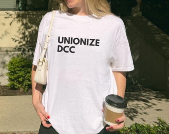 Unionize DCC Shirt Cheerleader Shirt Professional Cheerleader Shirt Football Cheerleaders Netflix-Inspired Bold Graphic Tee Feminist Shirt