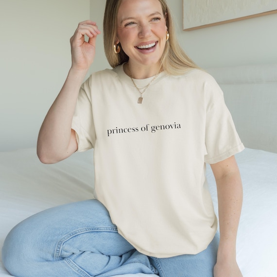 Princess of Genovia Shirt Pop Culture Princess Shirt Mia y2k nostalgia Genovia Shirt Princess Mia Thermopolis 2000s nostalgia Millenial Gift