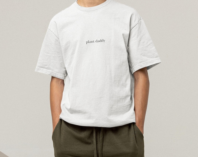 Plant Dad Shirt Gift Idea Clean Girl Aesthetic Clothing Plant Parent Gift Under Thirty Dollars Botanical Tee Houseplant Enthusiast Green