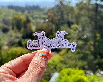 Hello Feyre Darling Sticker | Romantasy Bookish Vinyl Decal