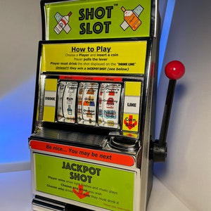 Shot Slot Home Version Adult Drinking Game