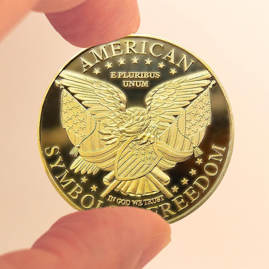 Liberty Eagle Collectors Golden Coin Collectible USA Coin Etsy