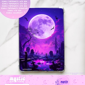 Halloween Cemetery Kindle Insert: Paperwhite 11th Gen Cardstock
