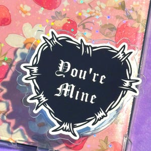 Smut Phrases MagSafe Kindle Grip, Phone Grip Ereaders, iPad Tablet Bookish Accessory, Griptok Book Accessory, Bookworm Gift, Dark Romance