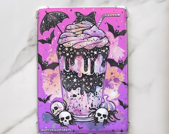 Inserto gótico espeluznante para Kindle: Cartulina holográfica, accesorios de lectura / Mysticbluustickers™