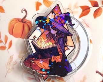 Witchy Kindle Grip: Magsafe Ereader Bookish Grip | Mysticbluustickers™
