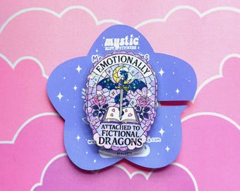 Fantasy Dragons MagSafe Phone Grip: Holographic Bookish Romantasy Kindle Grip | MysticBluuStickers™
