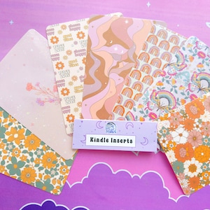 Kindle Paperwhite Insert: Holographic Cardstock, 6.8in E-reader Art