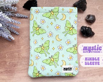 Funda para Kindle con diseño de polilla lunar / Protección para libros con diseño de polilla lunar mística / Pegatinas Mysticbluustickers™