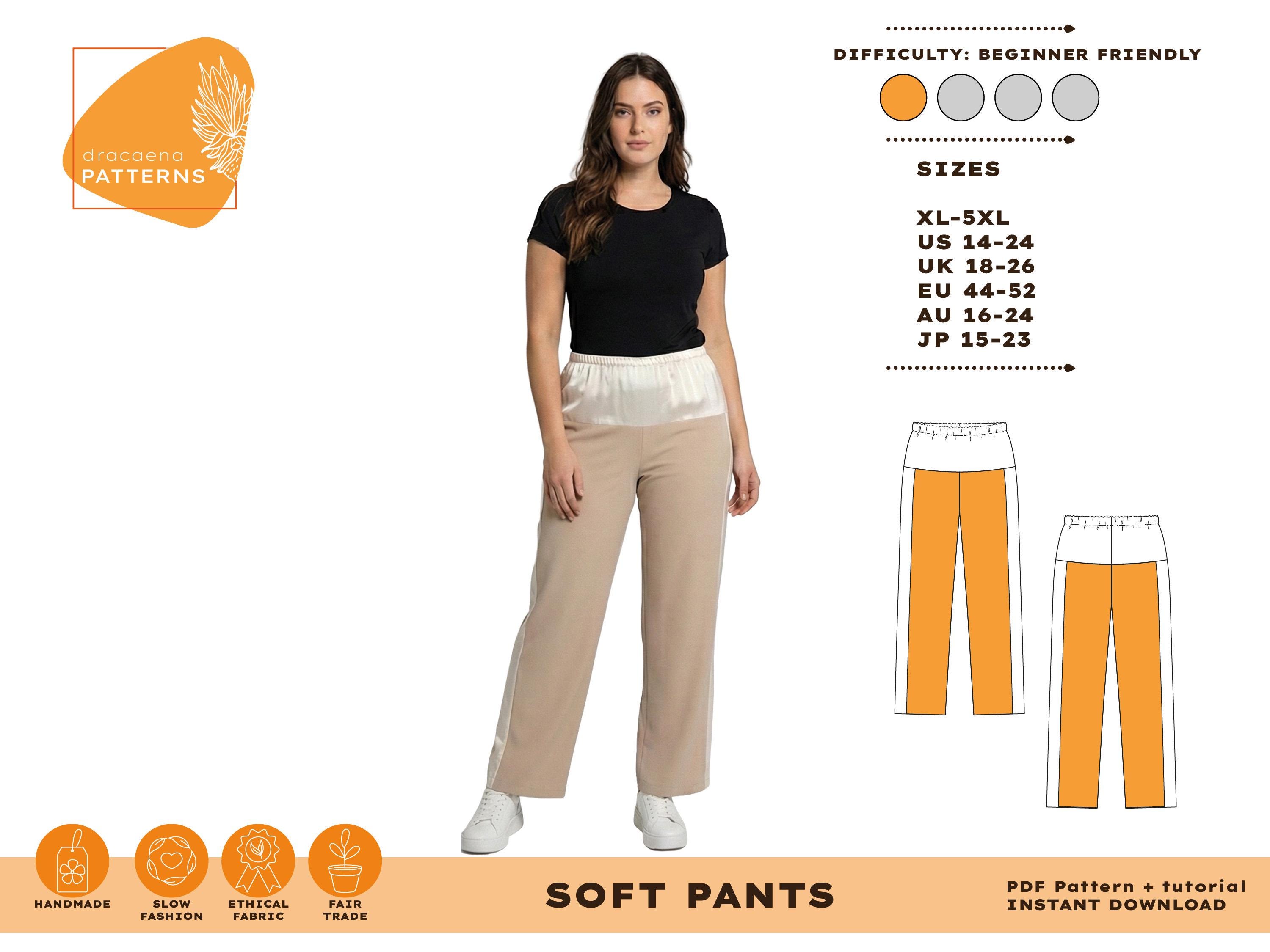 High Waisted Curvy Fit Pants - Etsy High Waisted Curvy Fit Pants - Etsy