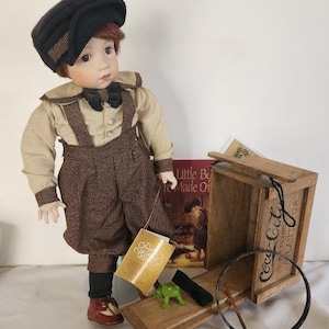 Vintage Danny Coca Cola Porcelain Doll Bundle