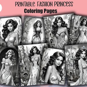 Fashion coloring book, fashion coloring pages, adult coloring book, adult coloring pages, girls coloring pages