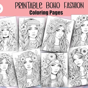 Fashion coloring book, fashion coloring pages, adult coloring book, adult coloring pages, girls coloring pages