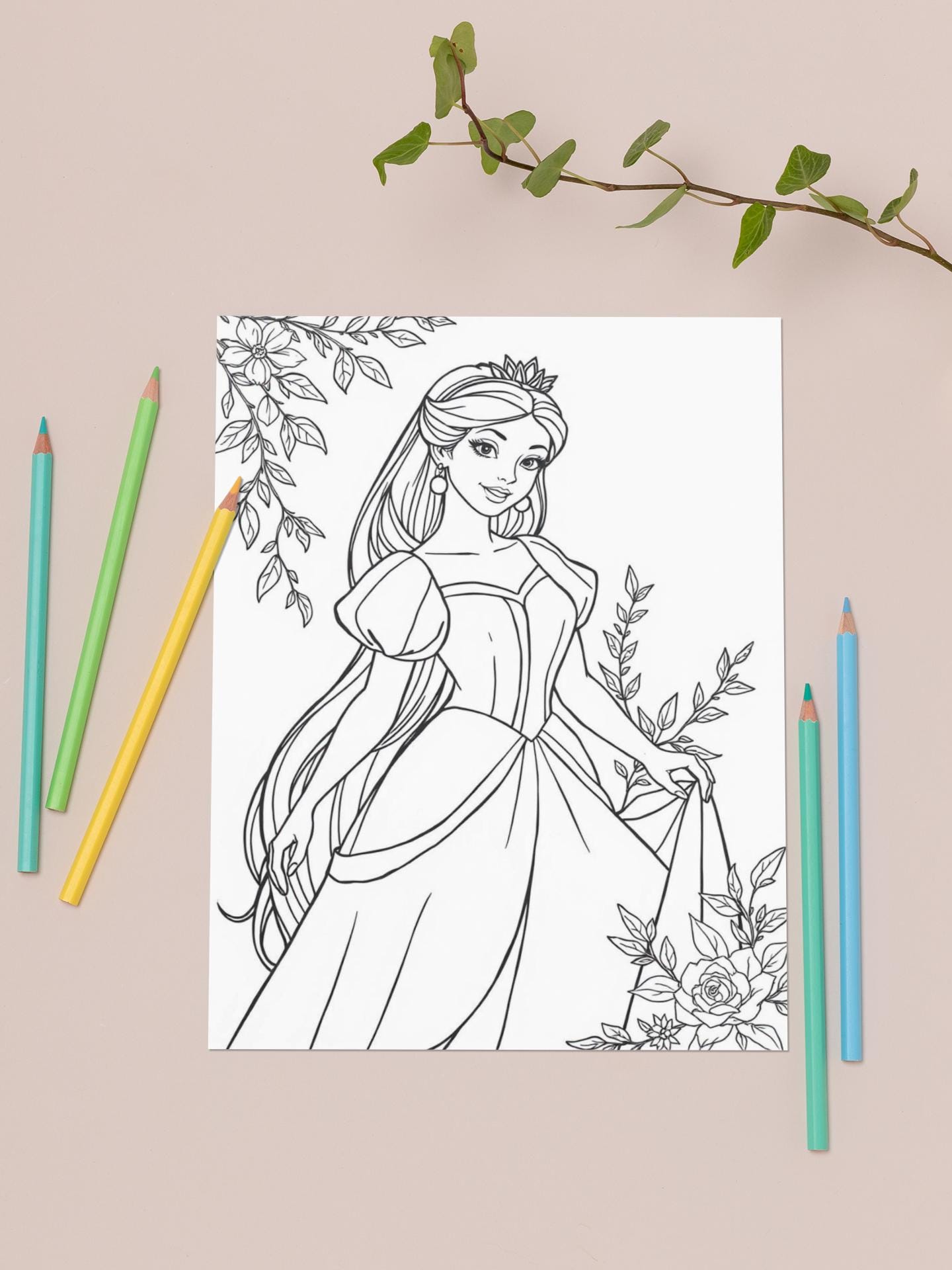 Princess Color Pages, Princess Coloring Pages, Coloring Page Princesse ...