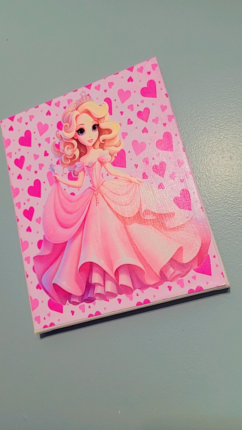 Pink Princess Wall Art Pink Princess Wall Decor Pink Princess Canvas