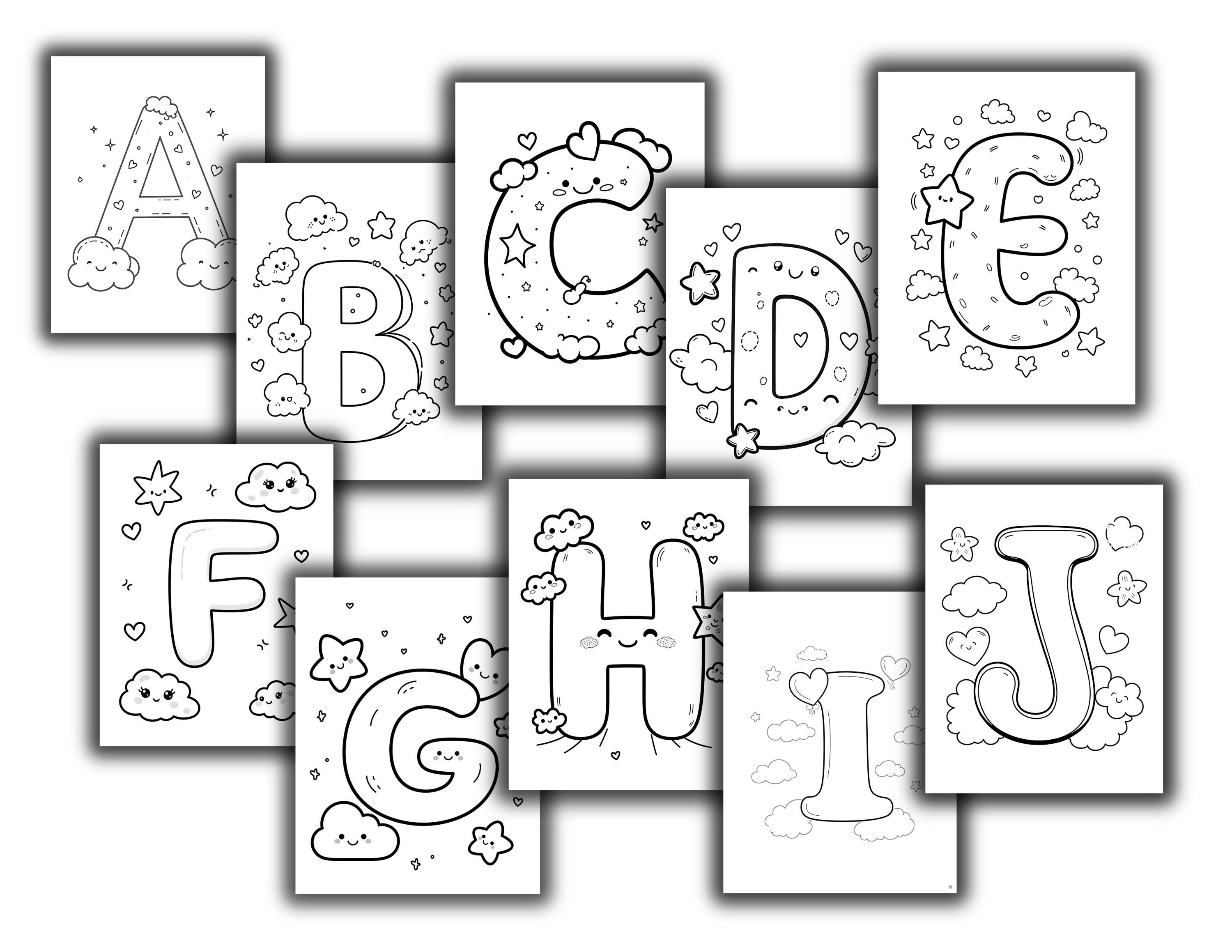 Alphabet Color Pages, Alphabetical Color Pages, Alphabet Coloring Pages ...