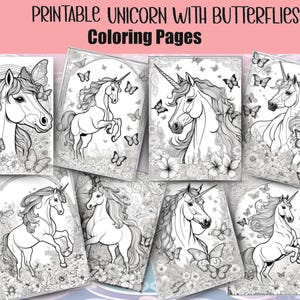 Pagine da colorare unicorno, libro da colorare unicorno, pagine da colorare unicorno per adulti, pagine da colorare per adulti