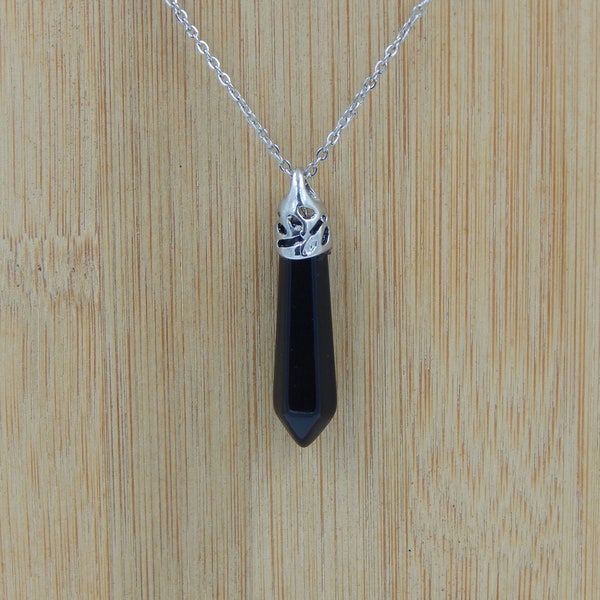 Onyx Pendant Necklace, Onyx Crystal Necklace, Onyx Necklace, Onyx Pendant Necklace, Onyx Pendant, Onyx Choker, Onyx Crystal, Onyx Gemstone