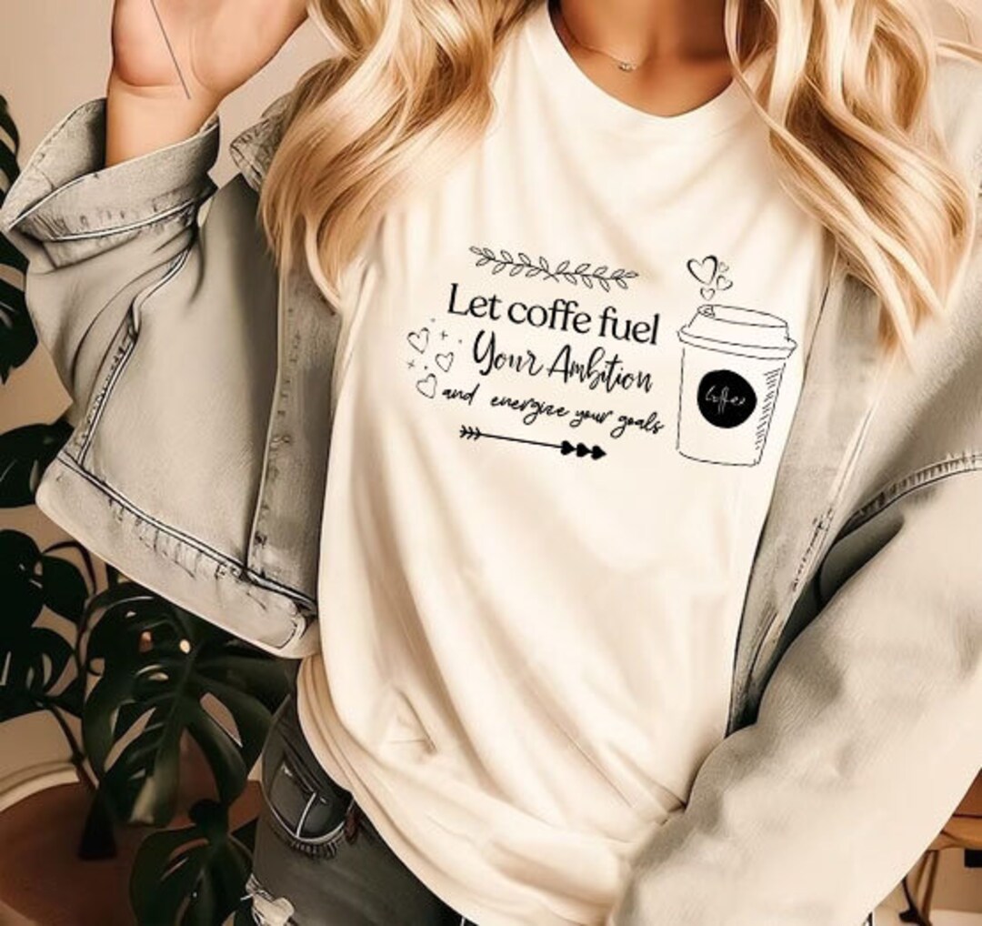 Let Coffee Fuel Your Ambition and Energize Your Goals SVG, Boho Self ...