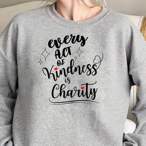 Inspiring Charity SVG for Motivational Sleeve Shirt Designs & Self-Love Projects