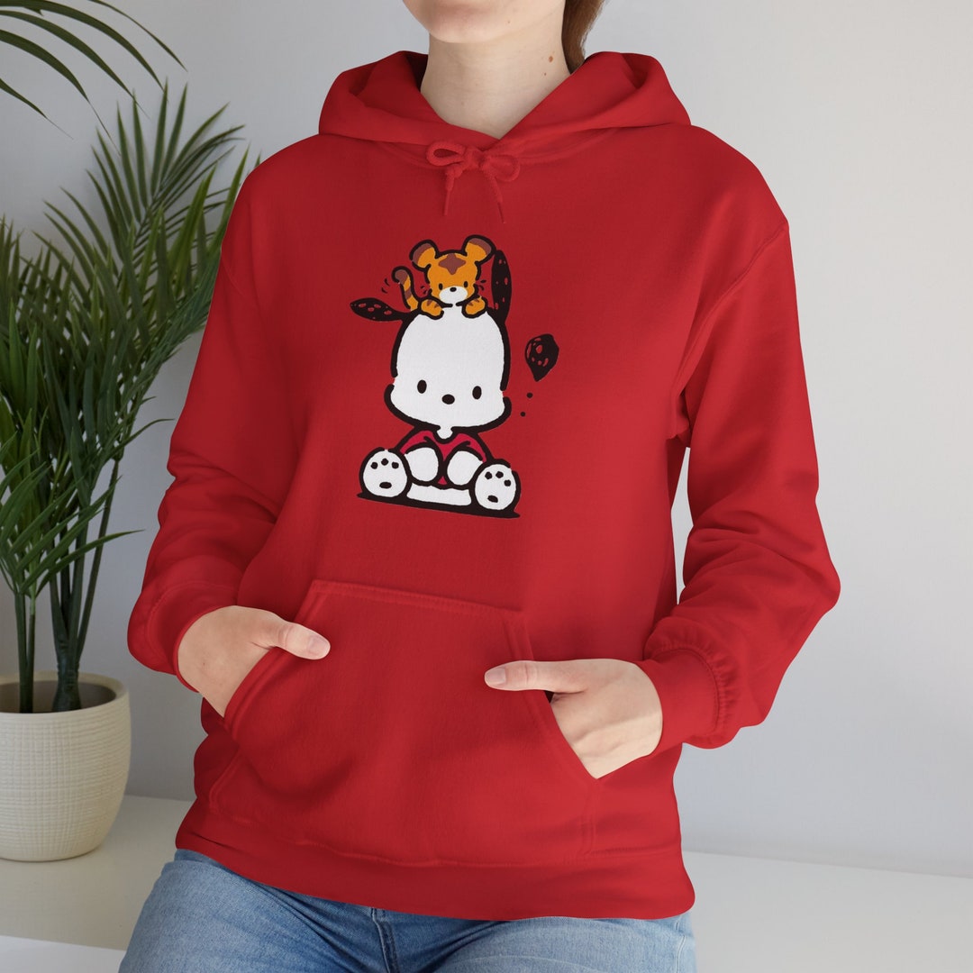 Vtg HELLO KITTY POCHACCO Sanrio Character Sweatshirt Pullover Jumper Sweater main image 0