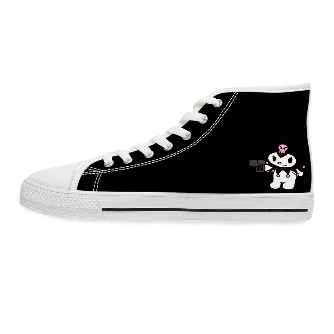 Women's Kuromi Kawaii Hello Kitty High Top Converse - Etsy