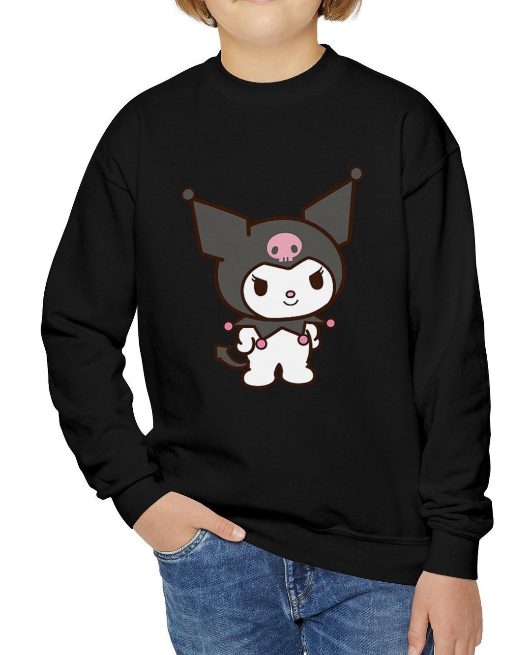 Kuromi Sweatshirt Cute Kids Sanrio Sweater Kuromi Long Sleeve Kuromi ...