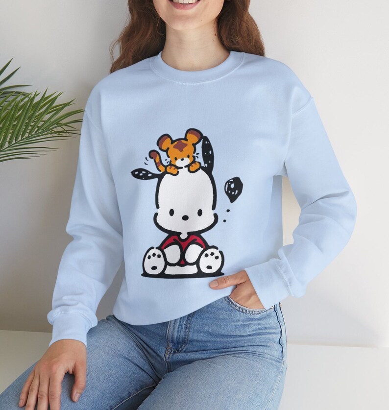 Pochacco Sweatshirt Pochacco Sweater Sanrio Sweatshirt Puppy Sweater ...