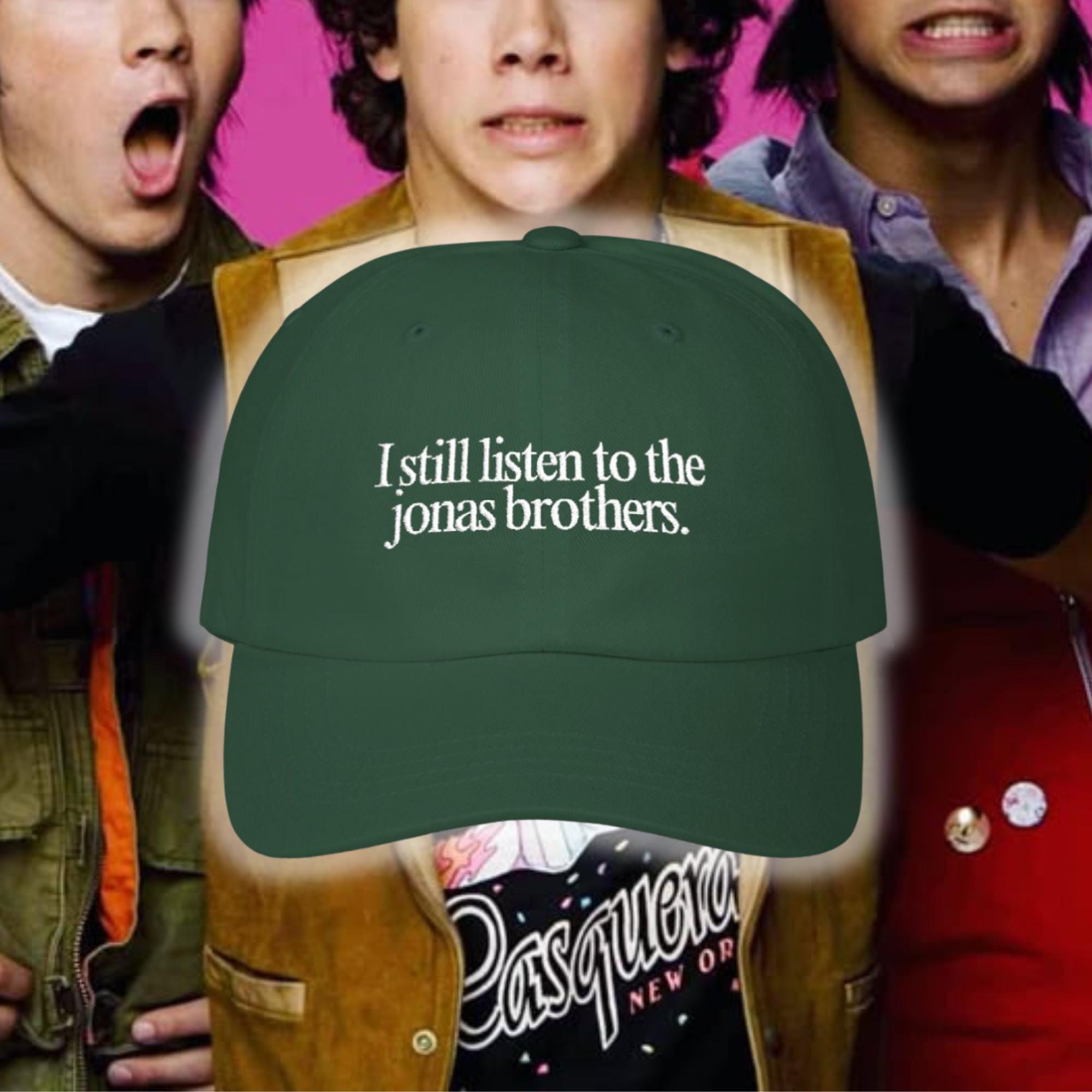 Jonas Brothers hat with button Jonas Brothers | Road Dogs Blue Hat | Hats | Complex Shop main image 4