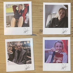 LEAH WILLIAMSON polaroid wall art printed signature