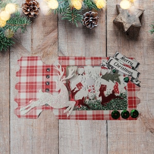 Étiquette de Noël pour personnaliser les cadeaux de noël personnaliser ces créations de scrapbooking faire de la carterie