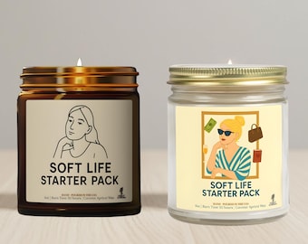 Duftkerze, Kokosnuss-Aprikose-Wachs, Raumduft-Dekor