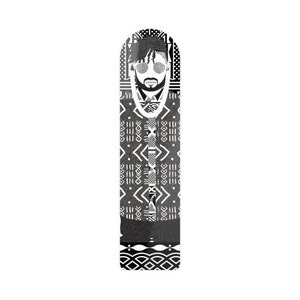 Pascale in Mudcloth African Bookmark, Black-and-White Book Accessory, Ideal for Readers, Stylish Bookmark Gift