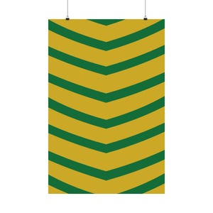 Afrikanischer Kunstdruck Grün & Gelb, Giclee, Kunstdruck, Wanddekor, Kunst Geschenk