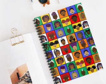 Rubikas Spiral Notebook, Front Cover Print - Ruled Lines