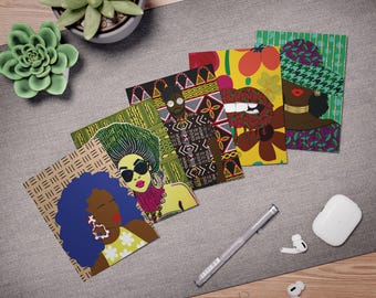 Shakara-  Multi-Design African Greeting Cards (5-Pack)