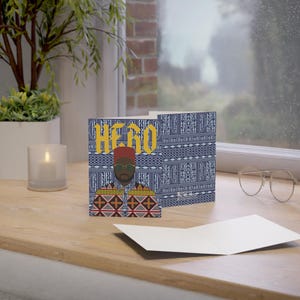 Tarjetas de felicitación del Día del Padre de HERO (1, 10 piezas)