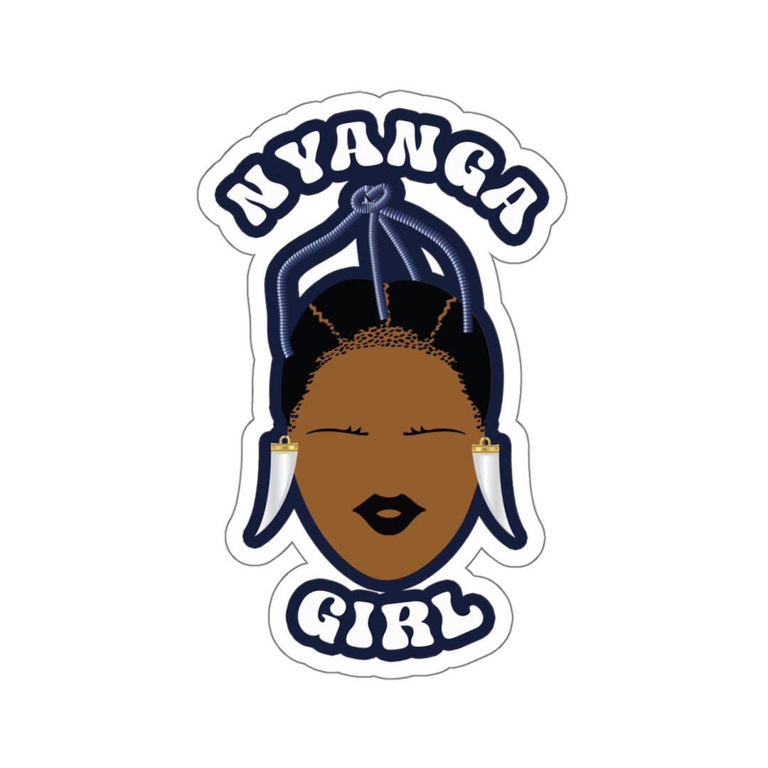 Nyandango Sticker Nyanga Girl Kiss-cut Stickers - Etsy