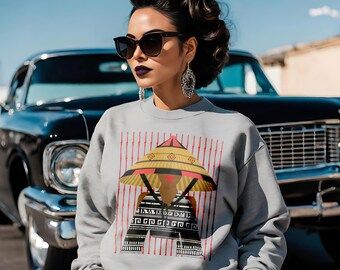Fulani Girl Crewneck Sweatshirt: African Unisex Design