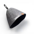 Sauna Hats – Wool Blend Felt Gray | Heat and Hair Protection | Unisex Banya and Steam Room Caps product logo