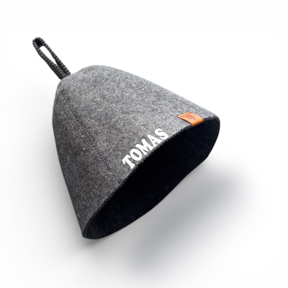 2x Sauna Hats – 100% Wool Felt Gray | Heat and Hair Protection | Unisex Banya and Steam Room Caps