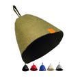 2x Sauna Hats – Felt Banya Hat | Hair & Heat Protection | Unisex Steam Room Sauna Cap | Sauna Gift product logo