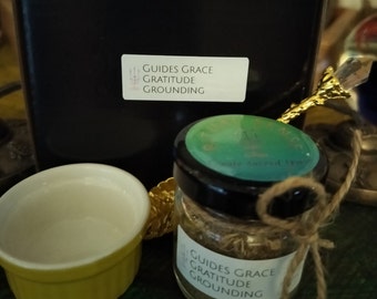 Incense with Spoon: Guides Grace Gratitude Grounding
