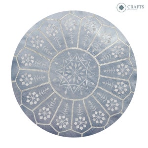 Genuine Moroccan leather Pouf-Moroccan pouf ottoman cover can use for Footrest-pouf footstool also Hassock-Perfect Gift-handmade Grey  Pouf